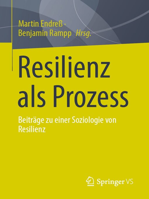 Title details for Resilienz als Prozess by Martin Endreß - Available